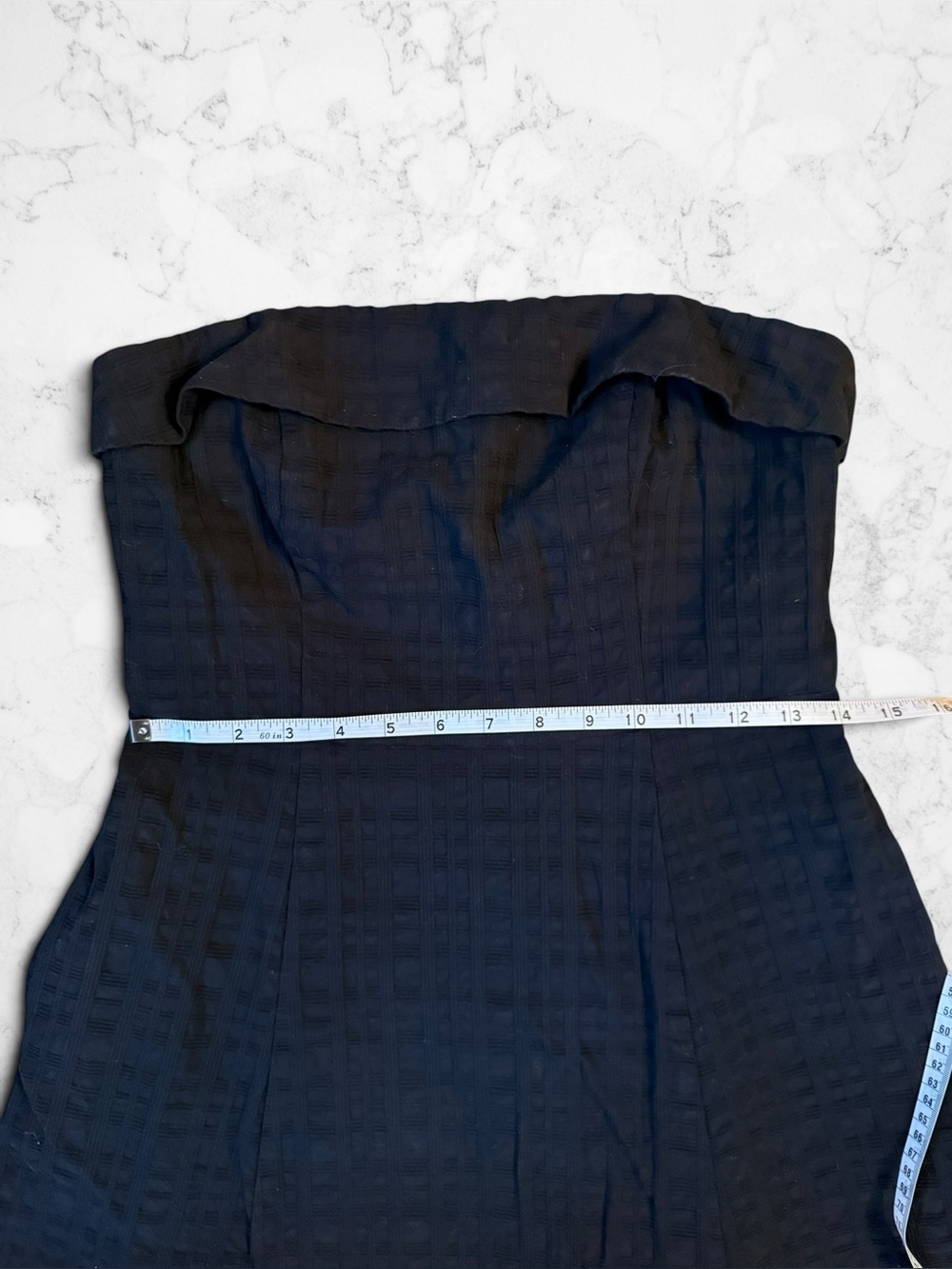 Banana Republic Black Cocktail Mini Dress Removable Straps Strapless - Picture 6 of 8